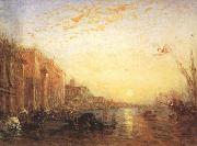 Venice with Doges'Palace at Sunrise (mk22) Felix Ziem